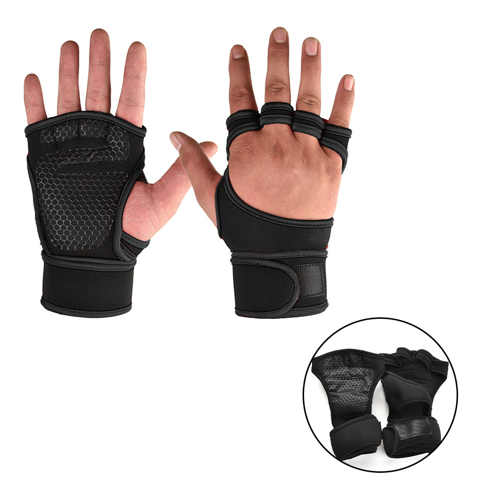 Syakah Weightlifting Gloves Black