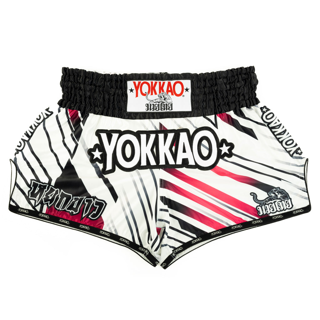 Power Muay Thai Shorts YOKKAO - White