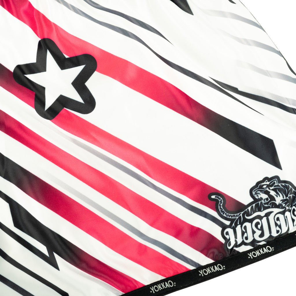 Power Muay Thai Shorts YOKKAO - White