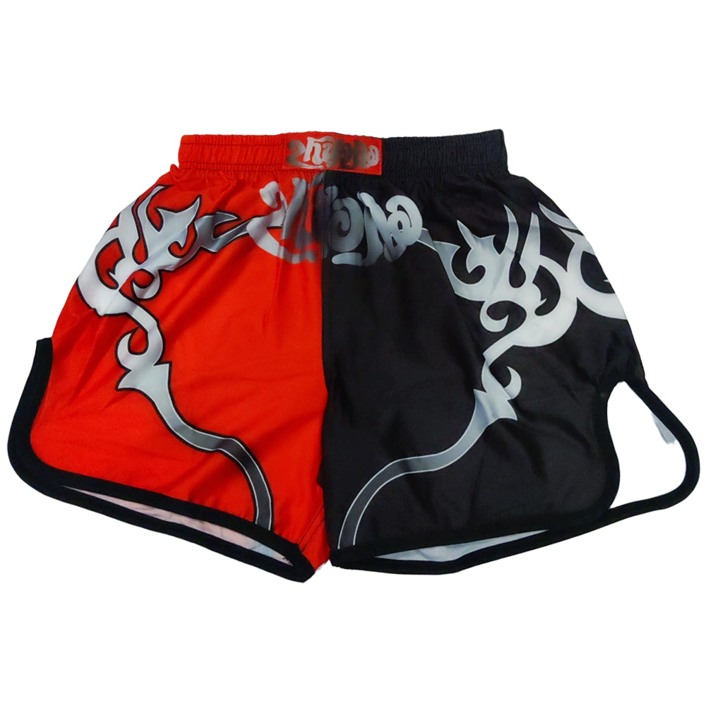 Syakah_Muay_Thai_Short_BlackRed
