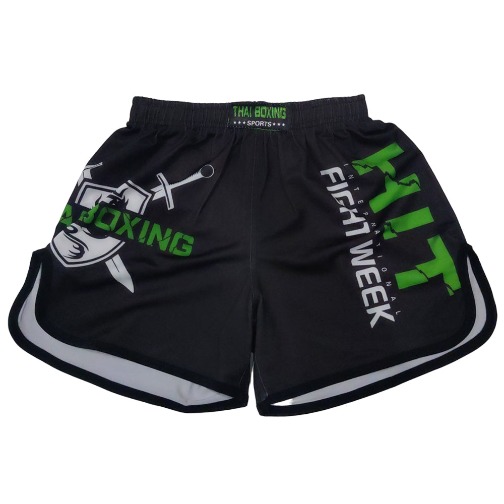 Syakah Muay Thai Short Green HIT