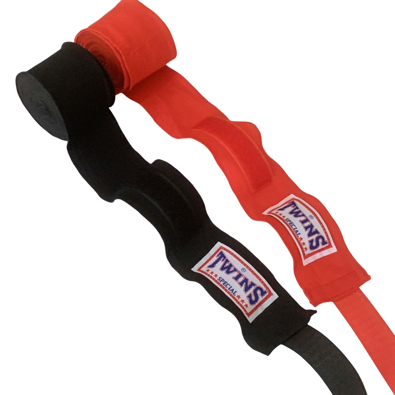 Black and Red Twins Special boxing hand wraps