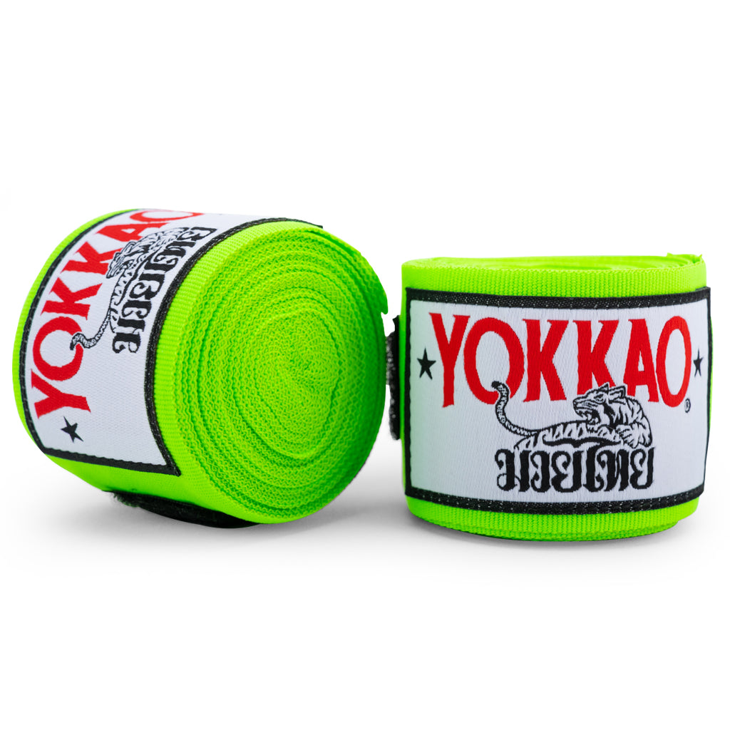 Premium Hand Wraps Neon Green YOKKAO