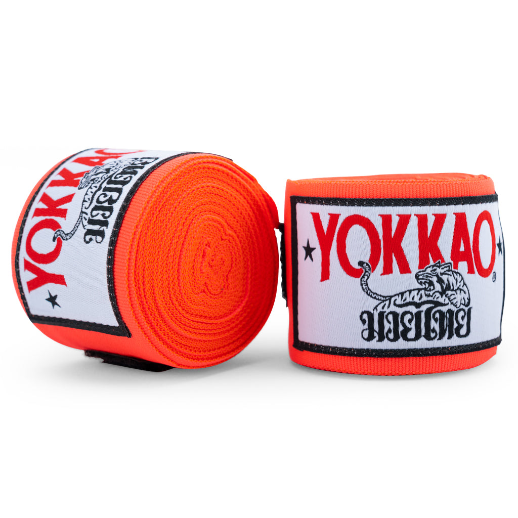 Premium Hand Wraps Neon Orange YOKKAO