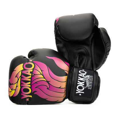 The Flame Boxing Gloves YOKKAO - Black