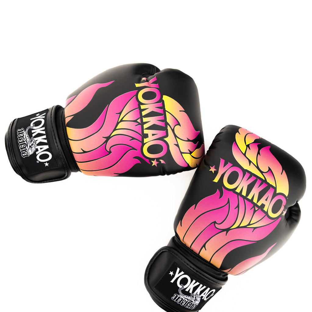 The Flame Boxing Gloves YOKKAO - Black