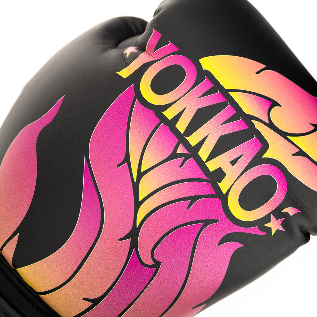 The Flame Boxing Gloves YOKKAO - Black