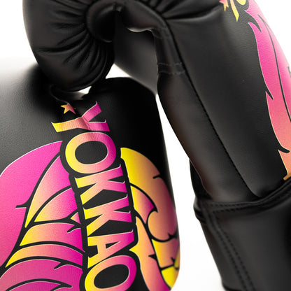 The Flame Boxing Gloves YOKKAO - Black