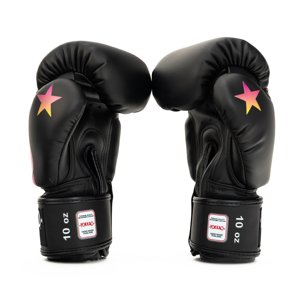 The Flame Boxing Gloves YOKKAO - Black