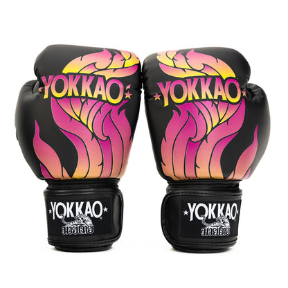 The Flame Boxing Gloves YOKKAO - Black