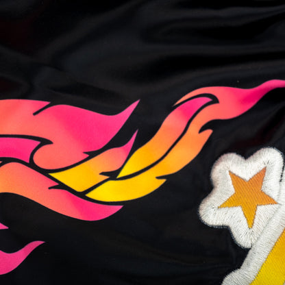 The Flame Muay Thai Shorts YOKKAO - Black